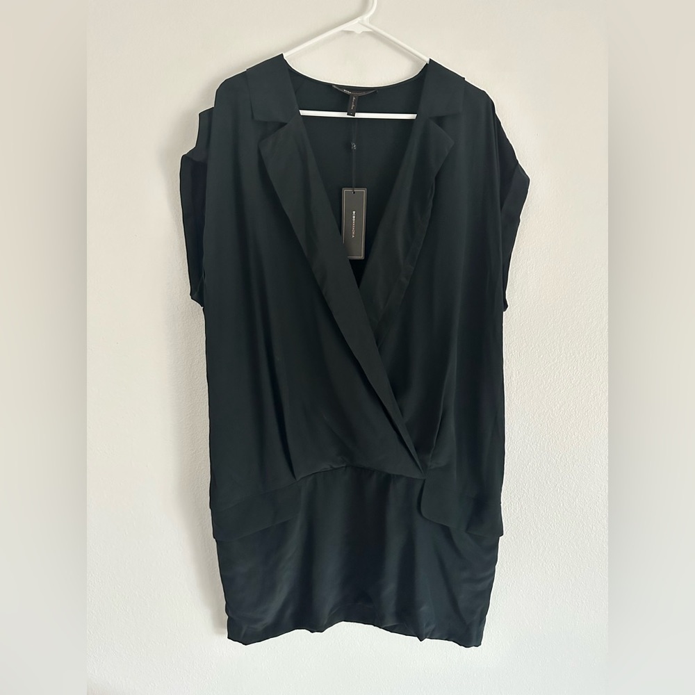 BCBGMaxAzria silk crepe de chine tunic